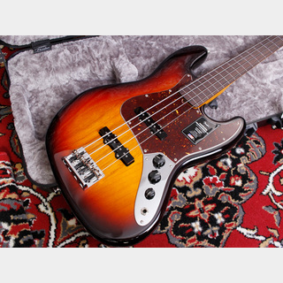 FenderAmerican Professional II Jazz Bass Fretless Rosewood Fingerboard 3-Color Sunburst