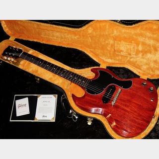 Gibson Custom Shop Murphy Lab 1963 SG Junior Lightning Bar Ultra Light Aged PSL : Cherry