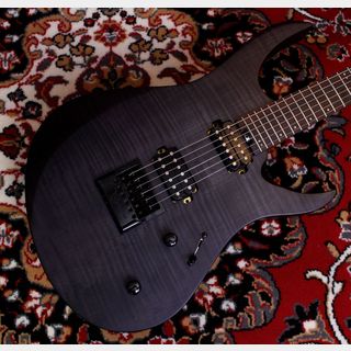 Balaguer Guitars ST Diablo with Evertune Bridge Satin Trans Black