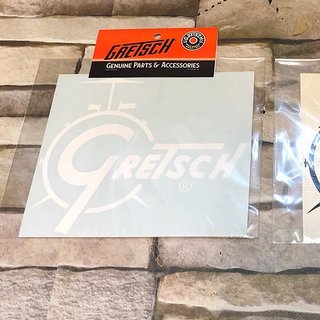 Gretsch GRETSCH / ロゴステッカー GR40BDWHT(ホワイト）