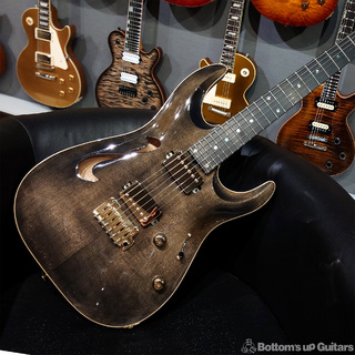 T's Guitars {BUG} DST-Pro24Carved,Hollow,Spruce(Trans Black) 【サウンドメッセ2024出展品が入荷 ! 】