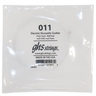 ghs011 Singles Plain Steel Strings .011 ギター用 バラ弦×4本