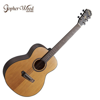 Gopherwood Guitarsi210RS アコースティックギター ミニギター ローステッドスプルース単板 GSサイズ ソフトケース付属