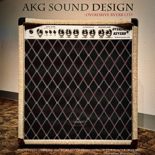 AKG Sound Design Limited. Overdrive Reverb Combo Amp 22W 12" Speaker 【未展示在庫 - 有り | 送料無料!】