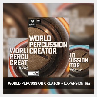 IN SESSION AUDIO WORLD PERCUSSION CREATOR + EXPANSION 1&2