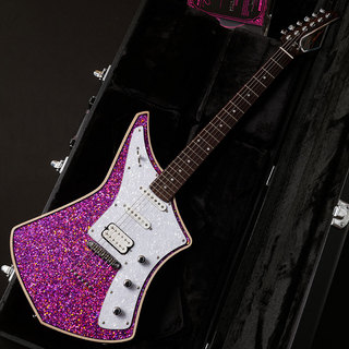 Cream Guitars Revolver Deluxe GPG (Galaxy Purple Glitter)