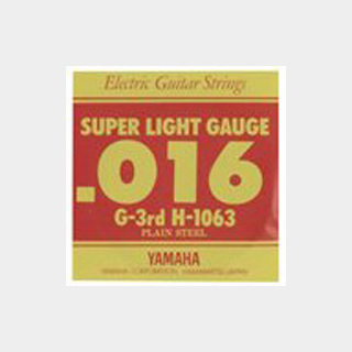 YAMAHA H-1063 Super Light .016 G-3rd バラ弦 エレキギター弦 ヤマハ【横浜店】