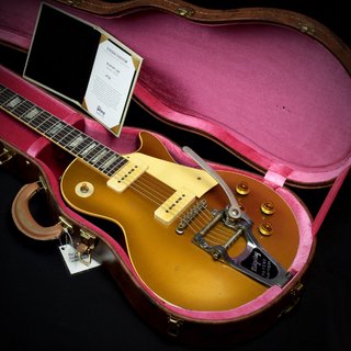 Gibson Custom ShopMurphy Lab 56 Les Paul STD Bigsby Heavy Aged Gold Top Dark Back 【福岡パルコ店】