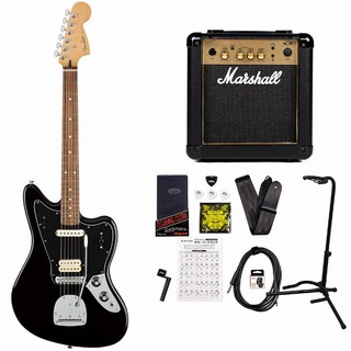 Fender Player Series Jaguar Black Pau Ferro MarshallMG10アンプ付属エレキギター初心者セット【WEBSHOP】