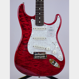 Fender 2024 Collection Made in Japan Hybrid II Stratocaster Quilt (Red Beryl)