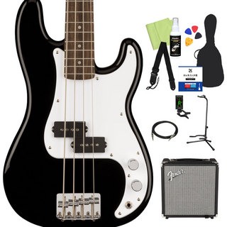 Squier by Fender Mini Precision Bass ベース 初心者12点セット Black ミニサイズ