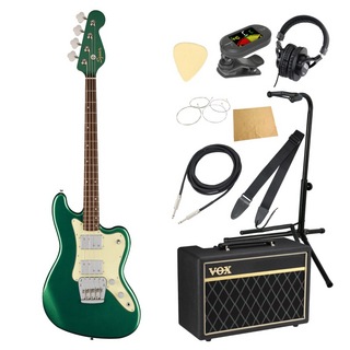 Squier by FenderParanormal Rascal Bass HH Sherwood Green エレキベース VOXアンプ付き 入門10点 初心者セット