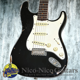 Fender Custom Shop2018 Black Roasted Dual-Mag Stratocaster Relic 2017 Limited Edition (Aged Black)