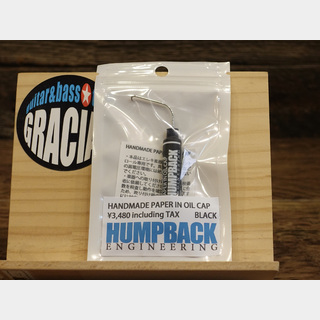HUMPBACK ENGINEERING Handmade Paper-in-Oil CAP -BLACK-