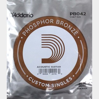 D'Addarioダダリオ PB042 Phosphor Bronze バラ弦×5本
