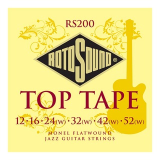 ROTOSOUNDRS200 Top Tape Flatwound Electric Guitar 12-52 エレキギター弦