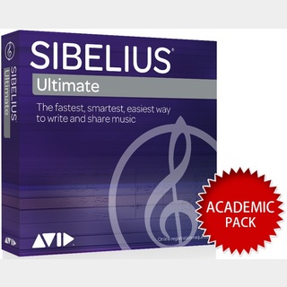 Avid Sibelius Ultimate アカデミック版 【永続ライセンス】【WEBSHOP】