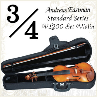 Andreas Eastman Standard series VL200 セットバイオリン (3/4サイズ/身長130cm～145cm目安)
