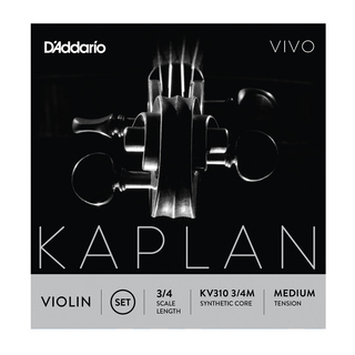 D'Addarioダダリオ KV310 1/4M Kaplan Vivo 1/4 Scale Medium Tension　バイオリン弦セット 1/4スケール
