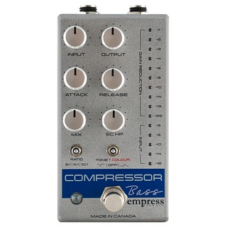 Empress Effects Bass Compressor Silver Compressor for Bass ベース用 コンプレッサー 【WEBSHOP】