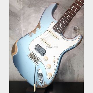 Fender Custom Shop / '69 Stratocaster S-S-H Heavy Relic / Ice Blue Metallic