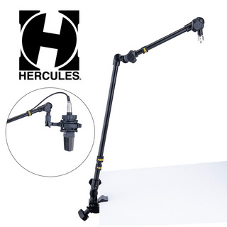 HERCULESDG107B Universal Podcast Mic & Camera Arm Stand │ アーム式マイクスタンド