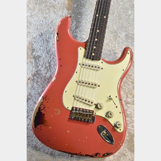 Fender Custom Shop Michael Landau 1963 Stratocaster Relic Fiesta Red over 3CS R136212【旧価格品、軽量3.41kg、漆黒指板】
