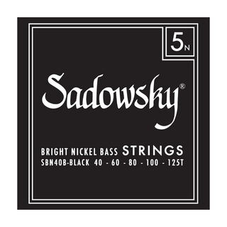 SadowskySBN40B Black ブラックラベル 5弦ベース弦×3セット