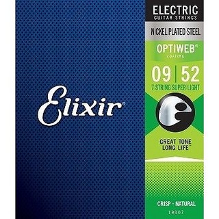 Elixir 19007 OPTIWEB 09-52 7弦エレキ弦【新宿店】