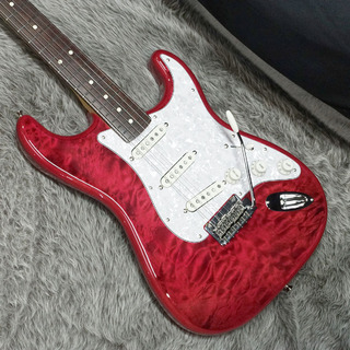 Fender2024 Collection Made in Japan Hybrid II Stratocaster RW Quilt Red Beryl