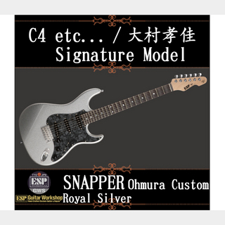 ESP SNAPPER Ohmura Custom【Royal Silver】