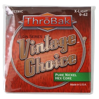 ThroBak ElectronicsPure Nickel Hex Core X-Light 009-042 エレキギター弦