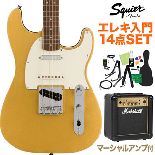 Squier by Fender Paranormal Custom Nashville Stratocaster AZG 初心者セット マーシャルアンプ付
