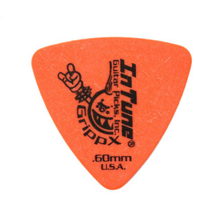 In Tune Guitar PicksDGP2-C60 GrippX-XXX 0.60mm Orange ギターピック×12枚