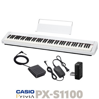 Casio カシオ PX-S1100 WE 電子ピアノ 88鍵盤 Privia プリヴィア【即納可能】