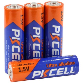 PKCELL BATTERYLR6-4B 1.5V AA 単3アルカリ電池 4本パック