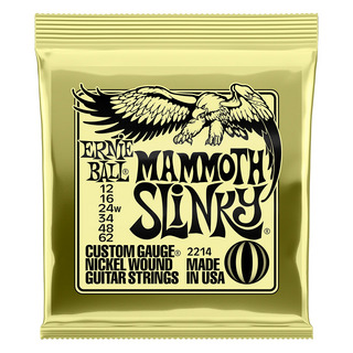 ERNIE BALL P02214 Mammoth Slinky 12-62 エレキギター弦Slinkyシリーズ（NICKEL WOUND）