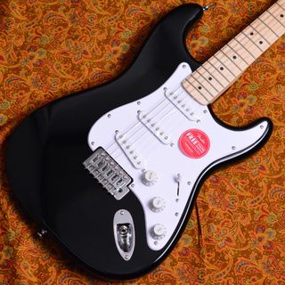 Squier by Fender SONIC STRATOCASTER Maple Fingerboard White Pickguard Black