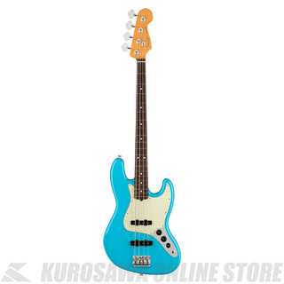 Fender American Professional II Jazz Bass, Rosewood, Miami Blue 【小物プレゼント】