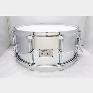 canopus CANOPUS Limited Edition Solid Metal Steel Snare