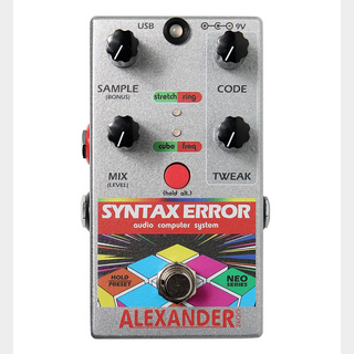 Alexander Pedals Syntax Error《ビットクラッシャー/リングモジュレーター》【WEBショップ限定】