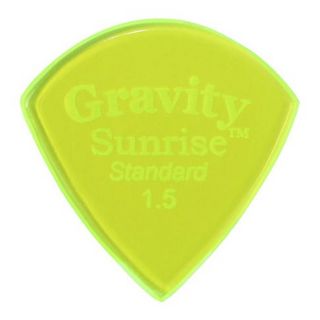 Gravity Guitar PicksGSUS15P GSUS15P Sunrise - Standard -［1.5mm, Fluorescent Green］