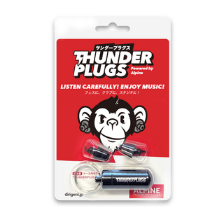 THUNDERPLUGSThunderplugs Powered by Alpine ライブ用 音楽用イヤープロテクター 耳栓