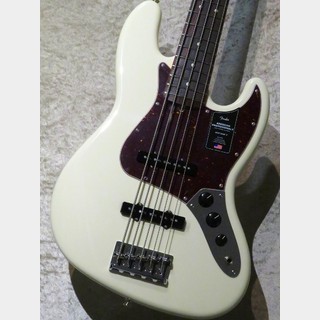 FenderAmerican Professional II Jazz Bass V -Olympic White- #US23033774【4.45kg】【5弦】