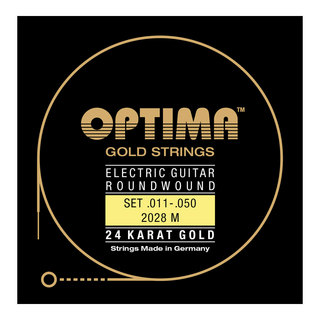 OPTIMA2028.M 24K Gold Strings エレキギター弦