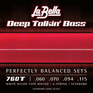 La Bellaラベラ 760T White Nylon Tape Wound 60-115 エレキベース弦