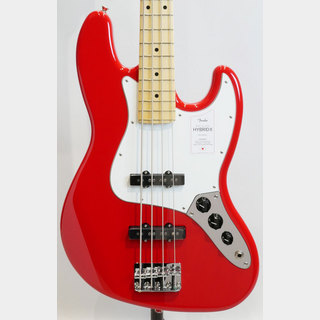 Fender MADE IN JAPAN HYBRID II JAZZ BASS Modena Red / Maple
