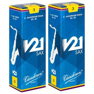 VANDOREN 【2個セット】《硬さ：3.5》テナーサックス用リード バンドレン V21