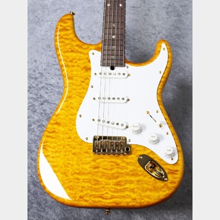 T's Guitars ST-Classic 5AQuilt Top ~ Amber Natural ~[約3.53㎏][当店特注品!]