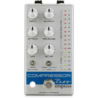 Empress Effects Bass Compressor Silver Sparkle 